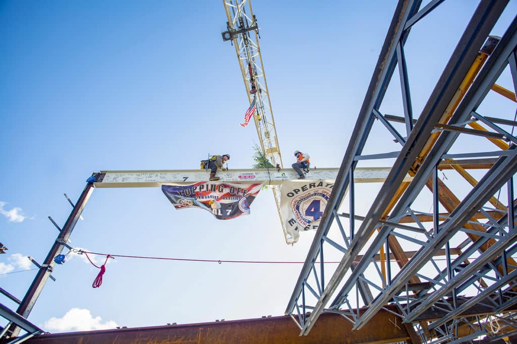 Last Steel Beam Placed on Maine's Tallest Building